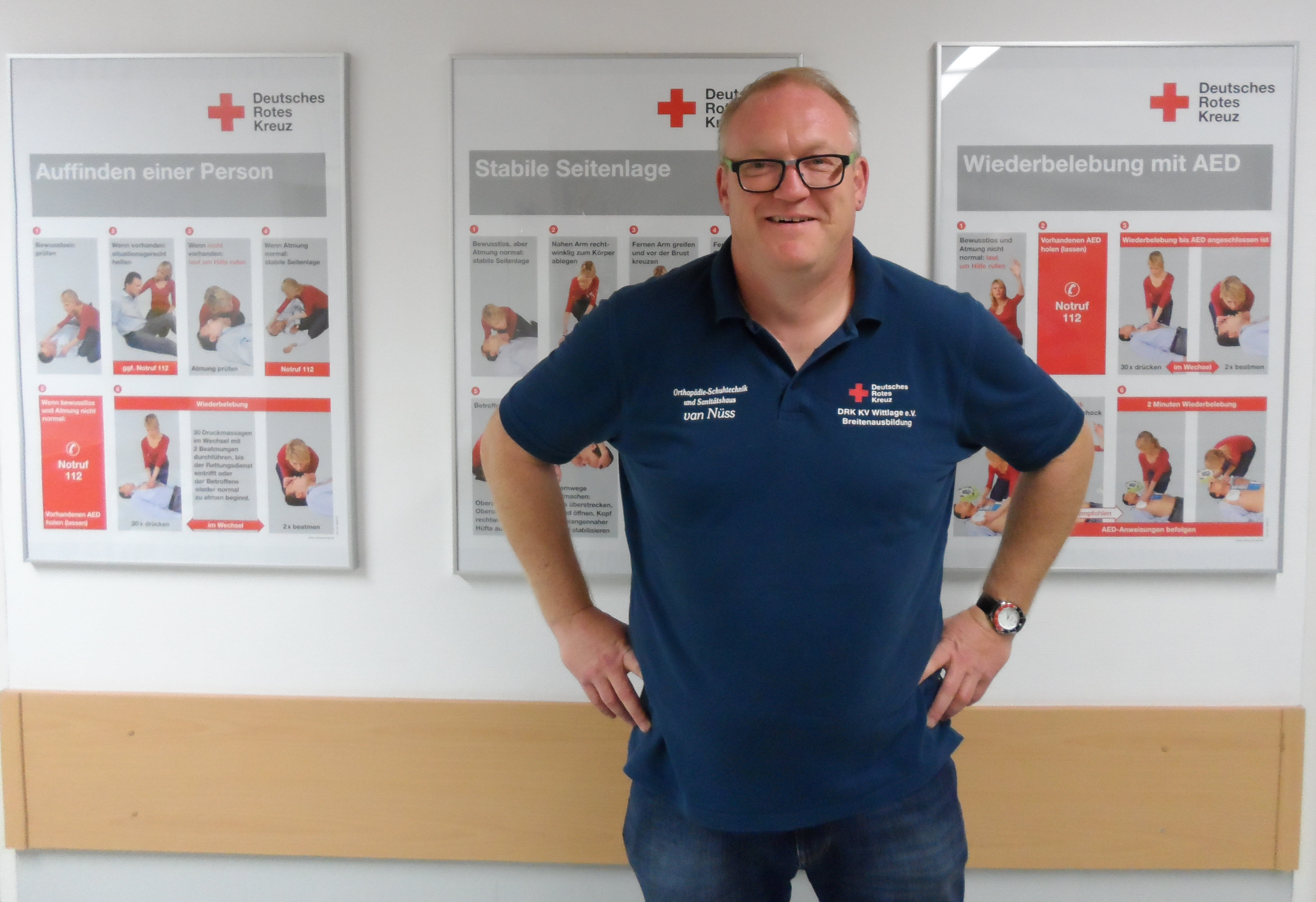 Das Bild zeigt den wieder gewählten Ausbildungsleiter Jürgen Kluge