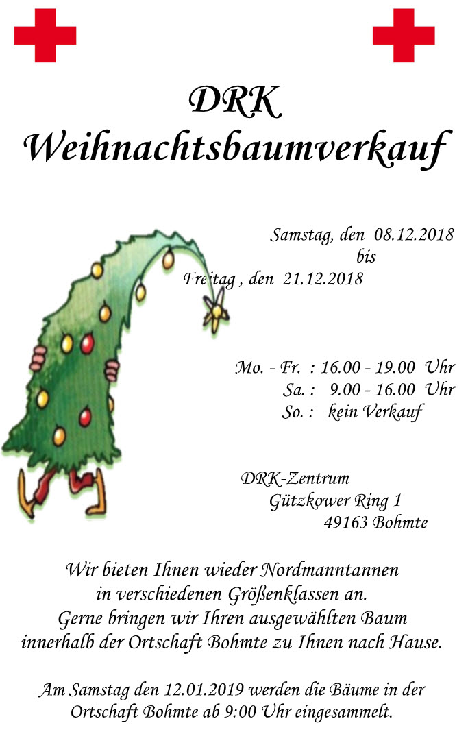 Weihnachtsbaumverkauf 2018
